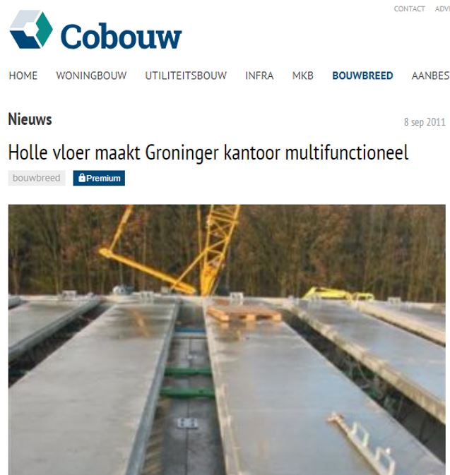 Hollow slab makes office in Groningen multifunctional